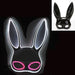 Luminous Bunny Mask Cosplay Long Ears Rabbit Girl’s