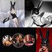 Luminous Bunny Mask Cosplay Long Ears Rabbit Girl’s