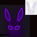 Luminous Bunny Mask Cosplay Long Ears Rabbit Girl’s