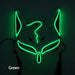 Luminous Japanese Neon Light Fox Mask Anime Cosplay Party