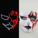 Luminous Party Mask Cosplay Japanese Anime Fox Horror Face