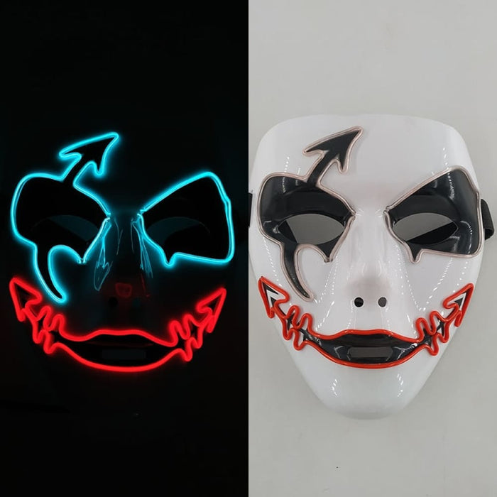 Luminous Party Mask Cosplay Japanese Anime Fox Horror Face