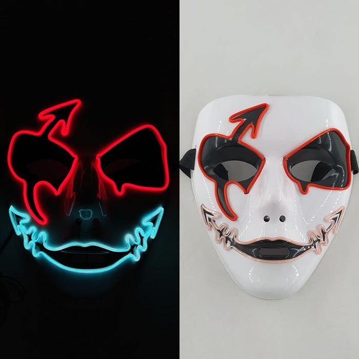 Luminous Party Mask Cosplay Japanese Anime Fox Horror Face