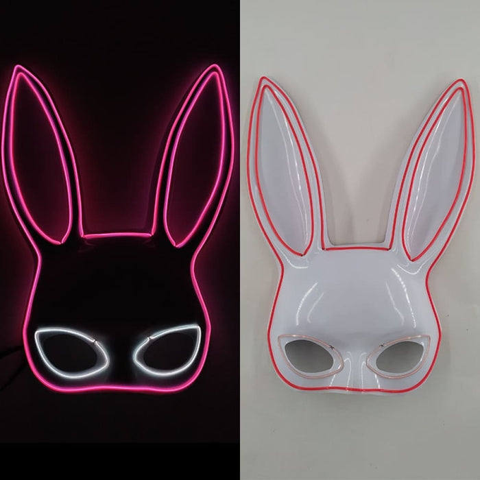 Luminous Party Mask Cosplay Japanese Anime Fox Horror Face