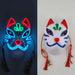 Luminous Party Mask Cosplay Japanese Anime Fox Horror Face