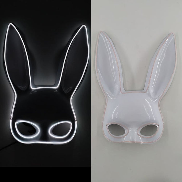 Luminous Party Mask Cosplay Japanese Anime Fox Horror Face