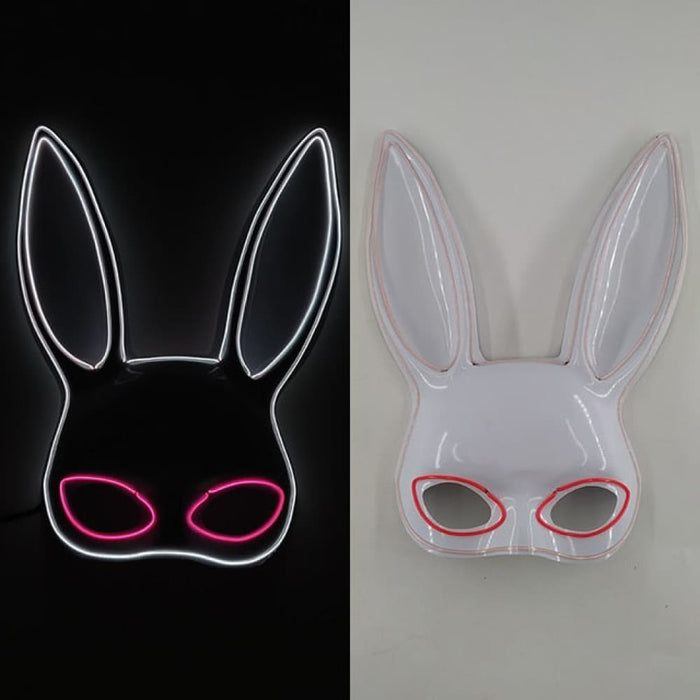 Luminous Party Mask Cosplay Japanese Anime Fox Horror Face