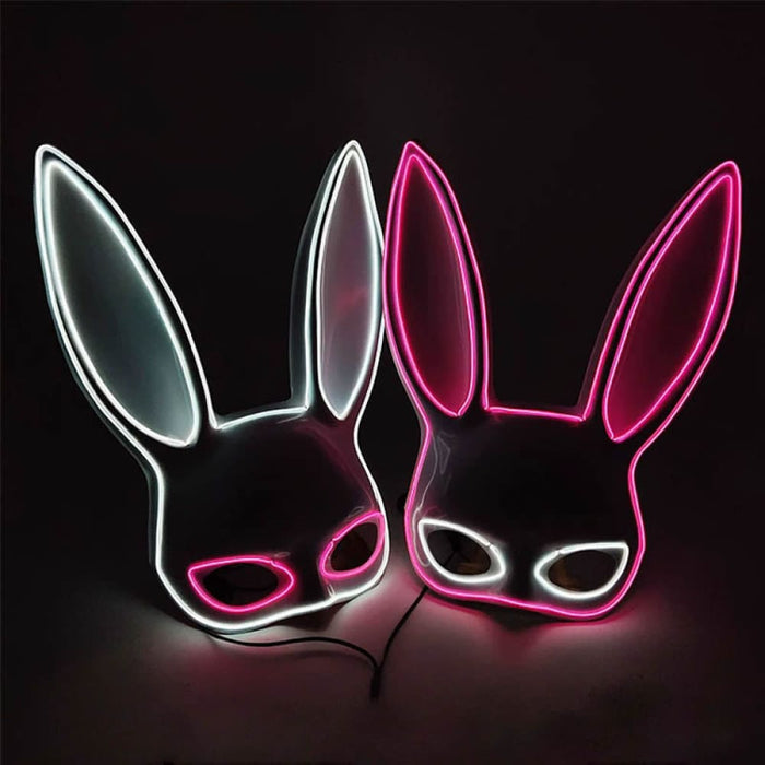 Luminous Party Mask Cosplay Japanese Anime Fox Horror Face