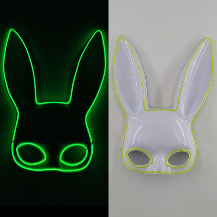 Luminous Party Mask Cosplay Japanese Anime Fox Horror Face