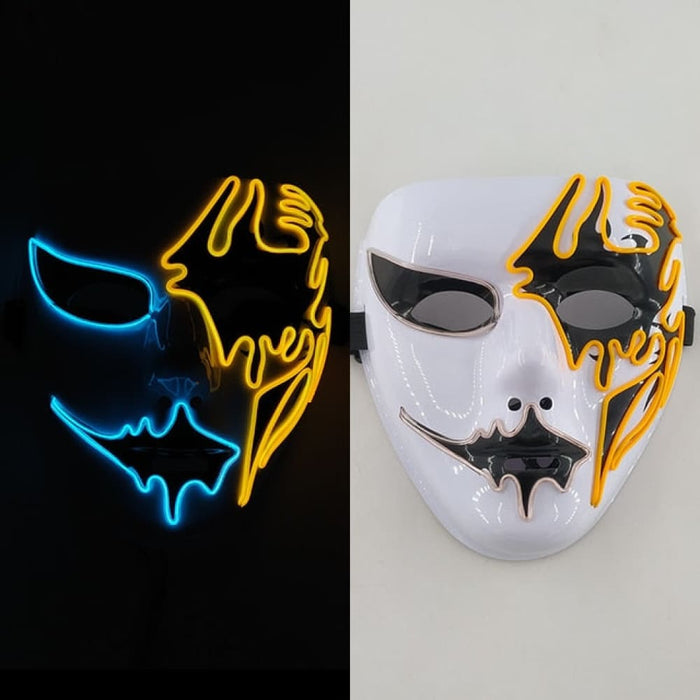 Luminous Party Mask Cosplay Japanese Anime Fox Horror Face