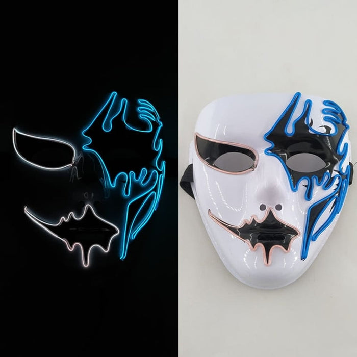 Luminous Party Mask Cosplay Japanese Anime Fox Horror Face