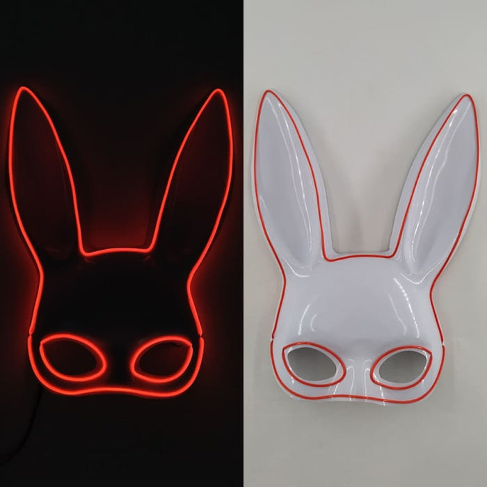 Luminous Party Mask Cosplay Japanese Anime Fox Horror Face