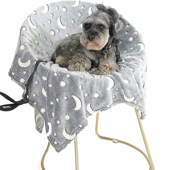 Luminous Soft Fleece Glow In The Dark Blanket With Star