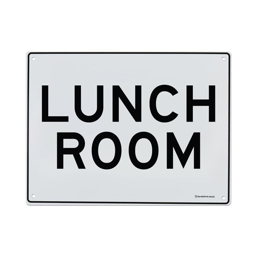 Lunch Room Plastic Sign