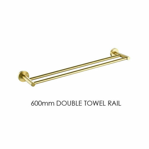 Luxurious Brushed Gold Stainless Steel 304 Towel Rack Rail