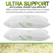 Luxury Bamboo Covered Memory Foam Pillow Twin Pack