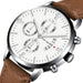 Luxury Fashion Mens Military Sports Watches Male Brown