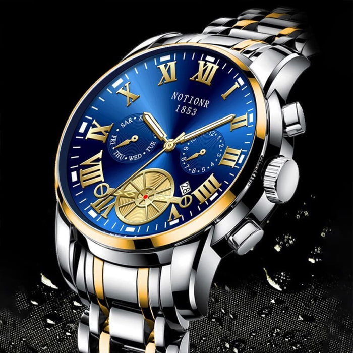 Luxury Fashion Mens Watches Luminous Waterproof Stainless