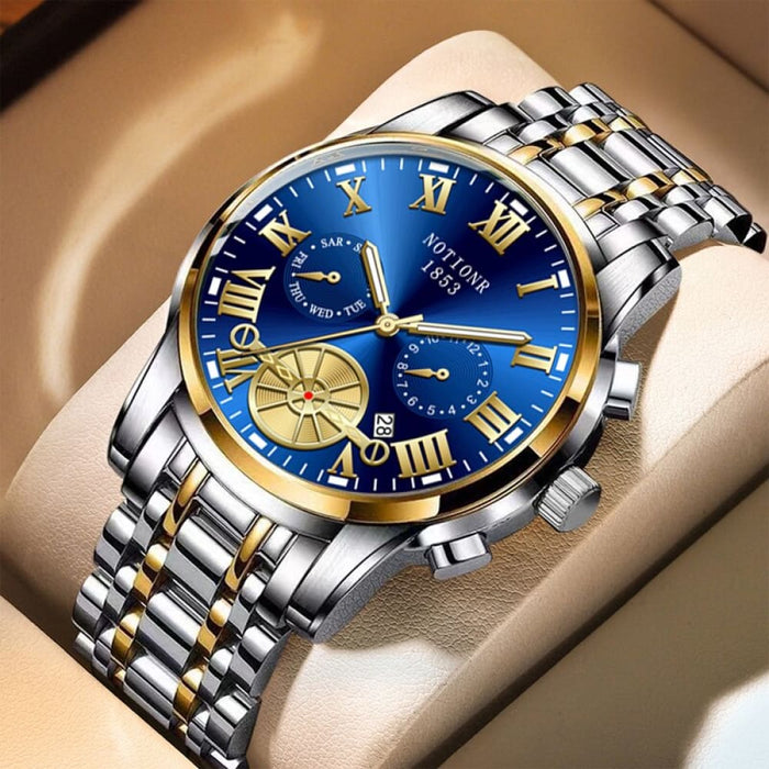 Luxury Fashion Mens Watches Luminous Waterproof Stainless