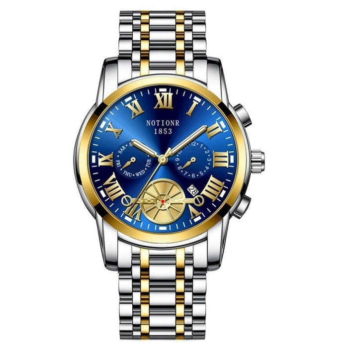 Luxury Fashion Mens Watches Luminous Waterproof Stainless