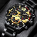 Luxury Fashion Mens Watches Stainless Steel Quartz