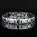 Luxury Natural Shell Tungsten Steel Bangle For Women