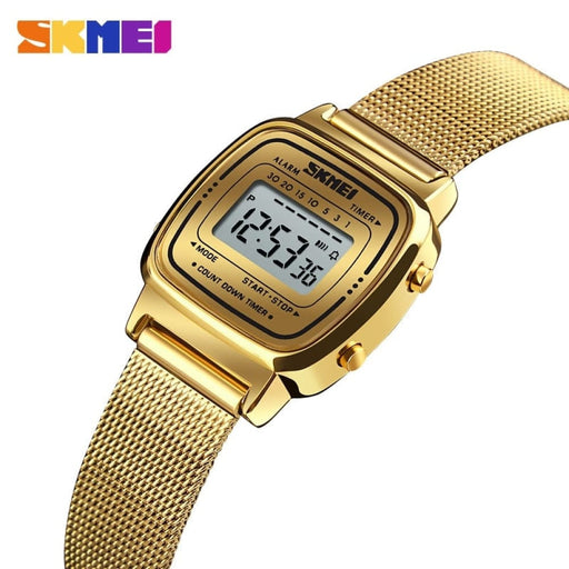 Luxury Stainless Steel Countdown Watch Womens Fashion