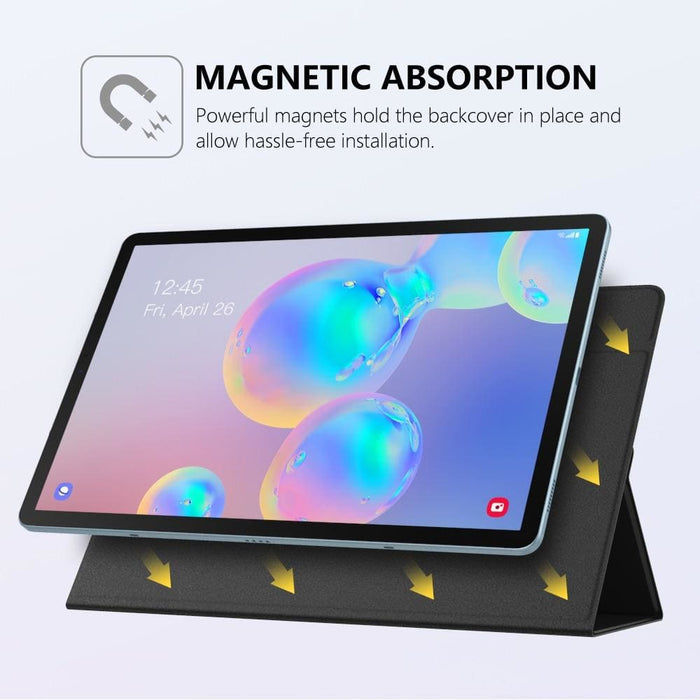 Magnetic Adsorption Smart Folio Case For Galaxy Tab S6