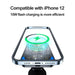 15w Magnetic Flash Wireless Phone Holder Charger For Iphone