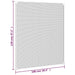 Magnetic Insect Screen For Windows White 100x120 Cm Optnpo