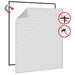 Magnetic Insect Screen For Windows White 100x120 Cm Optnpo