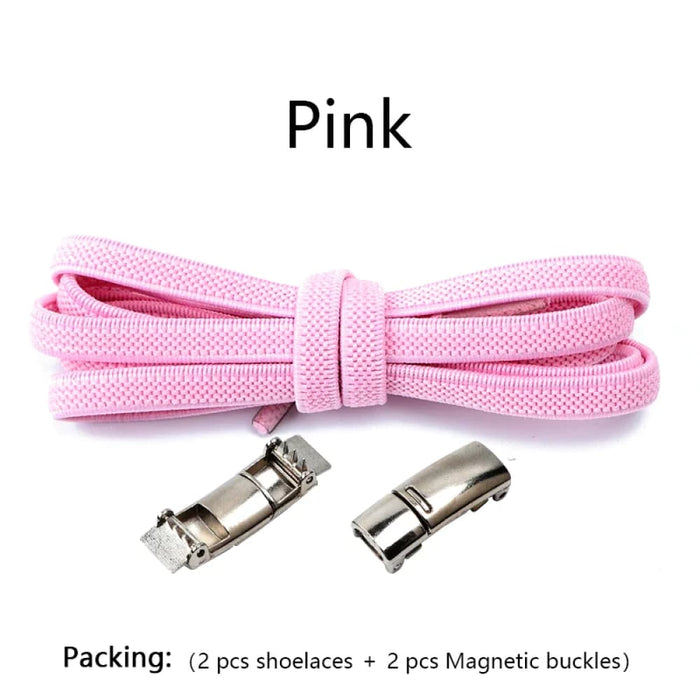 Magnetic Lock Without Ties Elastic Sneakers No Tie Shoe