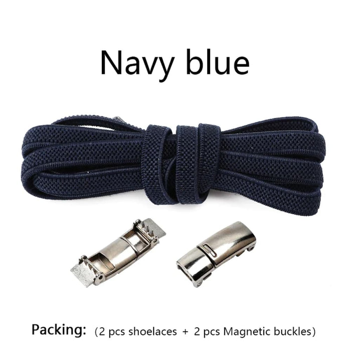 Magnetic Lock Without Ties Elastic Sneakers No Tie Shoe