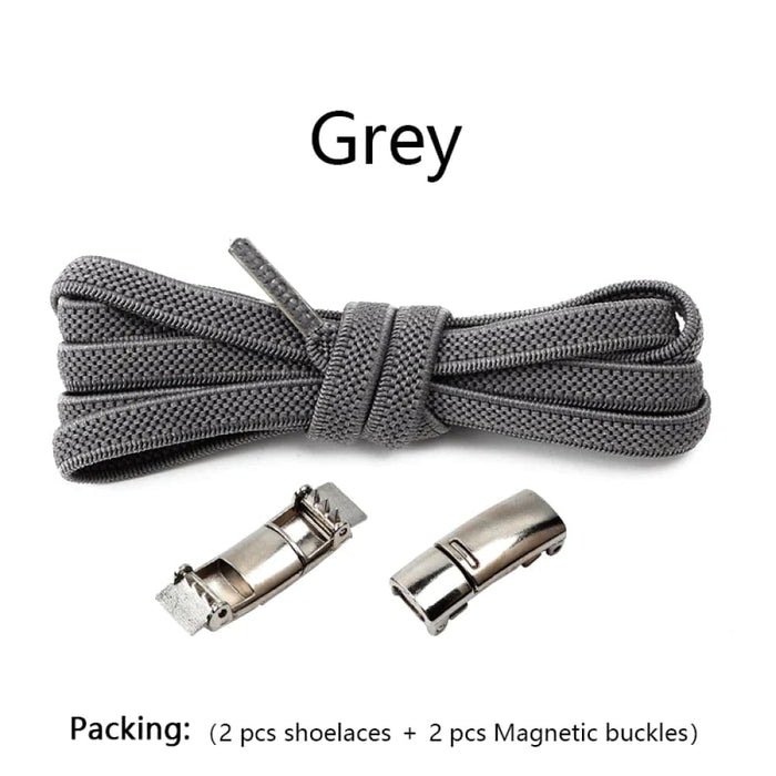 Magnetic Lock Without Ties Elastic Sneakers No Tie Shoe