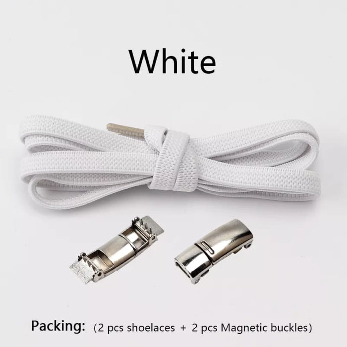 Magnetic Lock Without Ties Elastic Sneakers No Tie Shoe