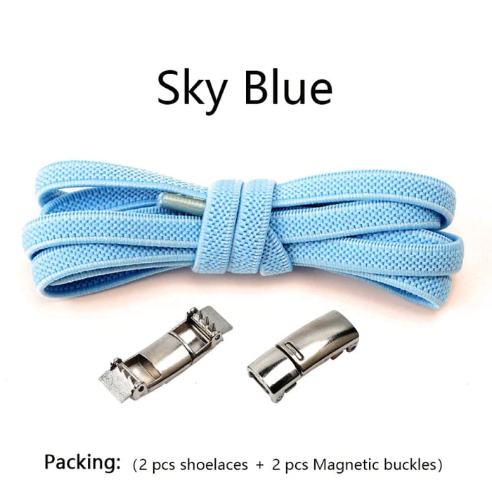 Magnetic Lock Without Ties Elastic Sneakers No Tie Shoe