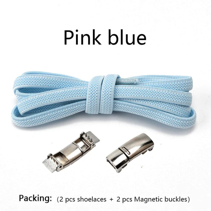 Magnetic Lock Without Ties Elastic Sneakers No Tie Shoe