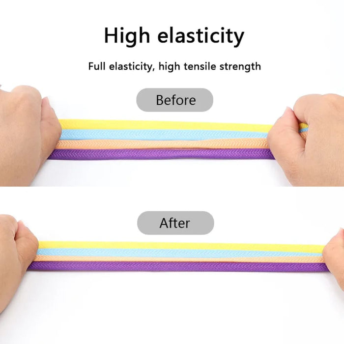 Magnetic Lock Without Ties 8mm Thick Shoelaces For Kids &