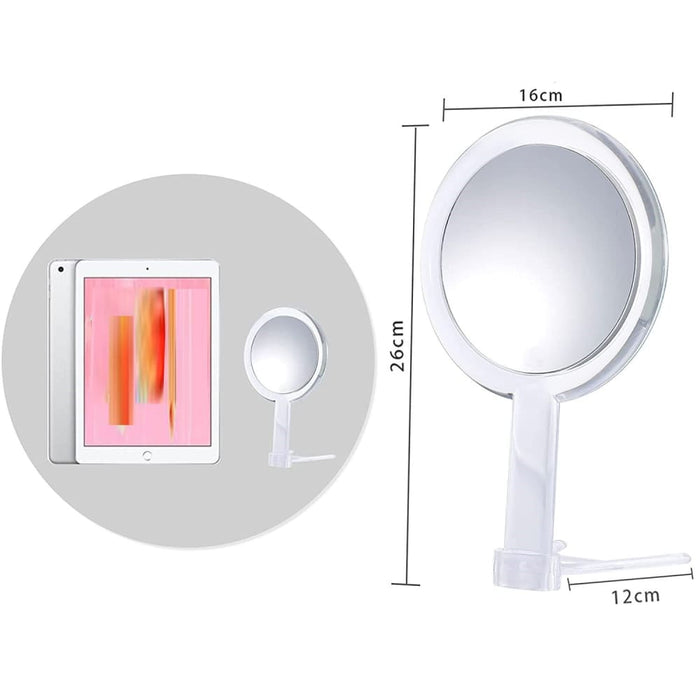 20x Magnifying Hand Mirror Two Sided Use For Makeup