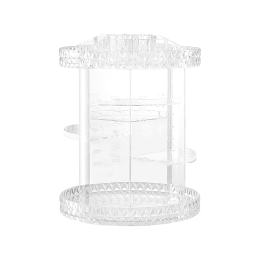 Makeup Case Acrylic Rotating Cosmetic Organizer Storage