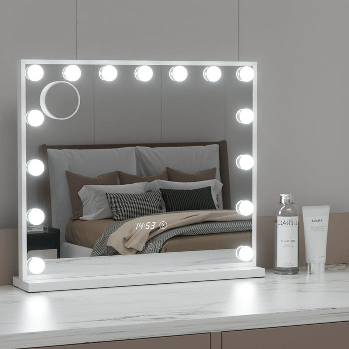 Makeup Mirror Hollywood 60x52cm 15 Led Time