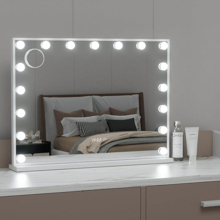 Makeup Mirror Hollywood 80x60cm 17 Led Time