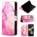 Marble Flip Leather Phone Case Pt003 For Samsung Galaxy z