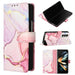 Marble Flip Leather Phone Case Pt003 For Samsung Galaxy z