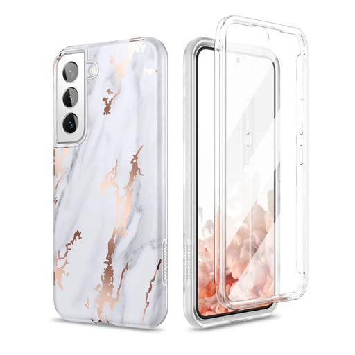 Marble Full Body Shockproof Case For Samsung Galaxy S22