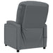 Massage Chair Anthracite Faux Leather Taxiop