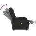 Massage Chair Black Faux Leather Taxlkt