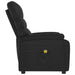 Massage Chair Black Faux Leather Taxlkt