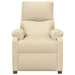 Massage Chair Cream Fabric Tanaln