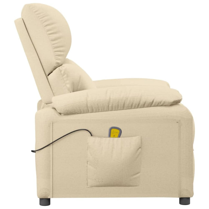 Massage Chair Cream Fabric Tanaln